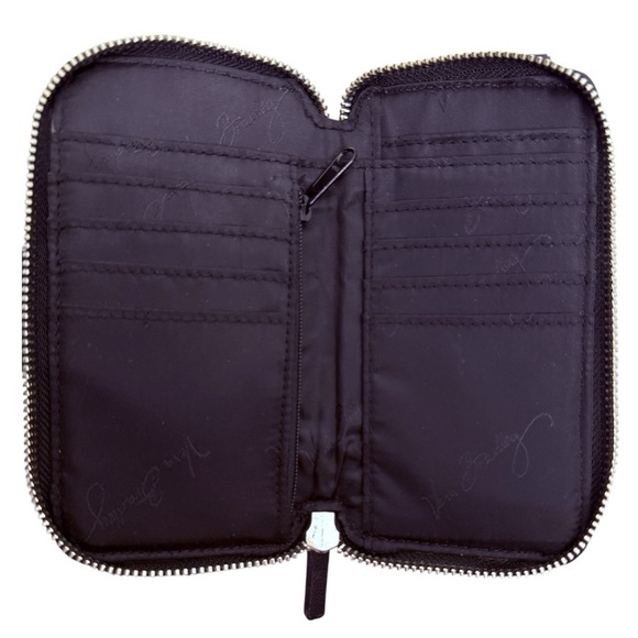 Vera Bradley Wristlet Wallet Havana Rose Zip Around Bifold Snap Multifunction - Picture 6 of 6